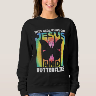 Sweatshirt Vêtements de papillon Citation d'art de papillon M