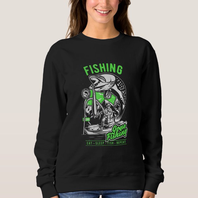 Sweatshirt Vêtements de pêche Petri Heil Pêche Poisson (Devant)