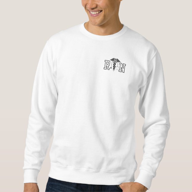 Sweatshirt Vêtements d'infirmière autorisée IA  (Devant)