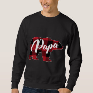 Sweatshirt Vêtements d'ours à bison rouge, Papa Pajama