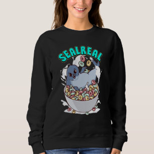 Sweatshirt vêtements femmes hommes animaux design de phoque