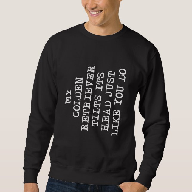 Sweatshirt Vêtements Golden Retriever (Devant)