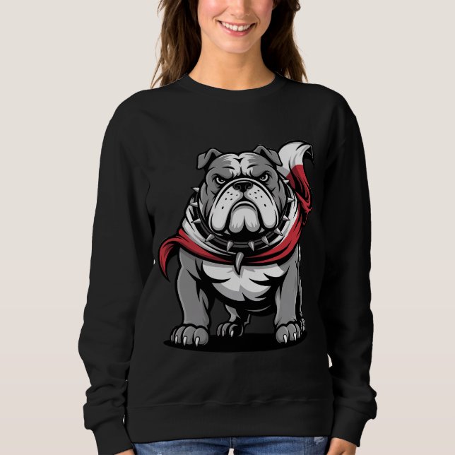 Sweatshirt Vêtements graphiques pour amateurs de chiens athlé (Devant)