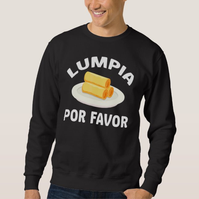 Sweatshirt Vêtements Lumpia  Superbe  Conception  de Lumpia (Devant)