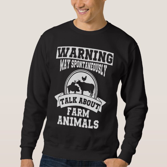 Sweatshirt Vêtements pour animaux de ferme - Animaux mignons  (Devant)