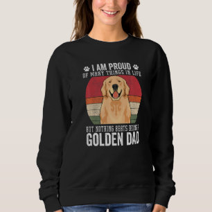 Sweatshirt Vêtements pour chiens Golden Retriever Citation Po