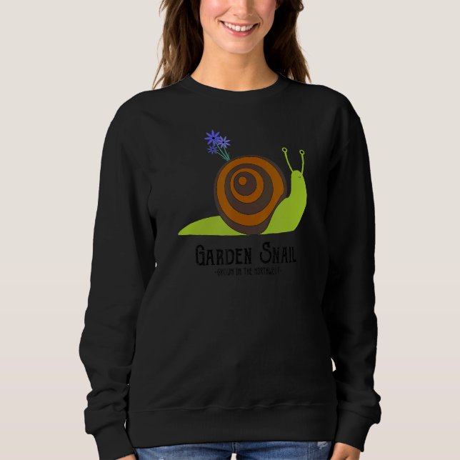 Sweatshirt Vêtements pour escargots de jardin (Devant)