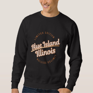 Sweatshirt Vêtements Retro Athletic Blue Island IL