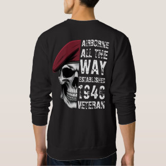 Sweatshirt Vétéran aéroporté tout le chemin