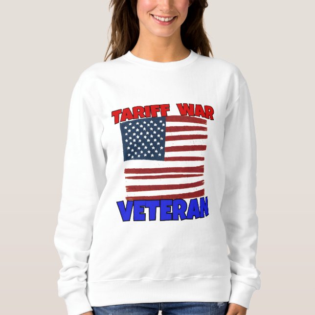 SWEATSHIRT VÉTÉRAN DE GUERRE TARIFAIRE (Devant)