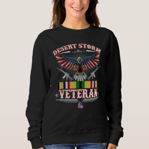 Sweatshirt Vétéran de la fierté de la tempête du désert Guerr