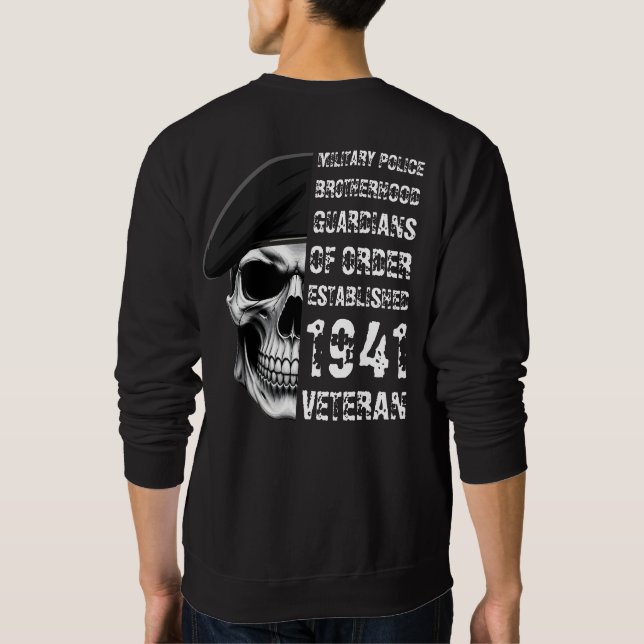 Sweatshirt Vétéran de la Fraternité de la Police Militaire (Dos)