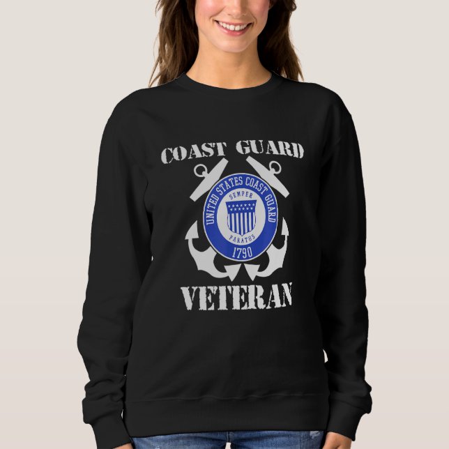 Sweatshirt Vétéran de la Garde côtière (Devant)