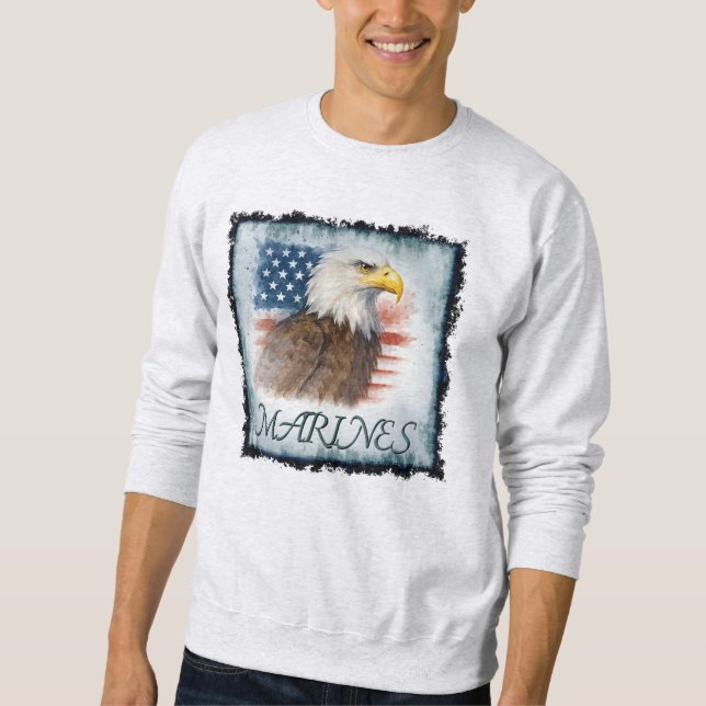 Sweatshirt Vétéran du Corps des Marines (Devant)