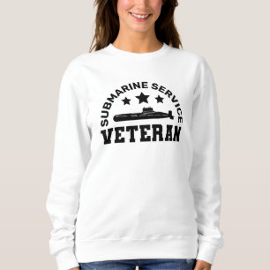 Sweatshirt Vétéran du service sous-marin - Conception militai