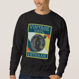 Sweatshirt Vétéran du vinyle vintage