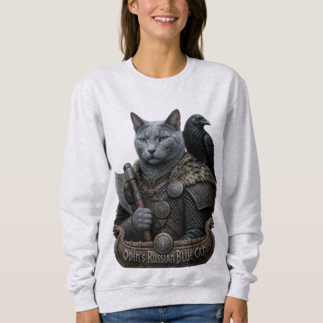 Sweatshirt Vétéran Russian Blue Odin’s Cat (Devant)