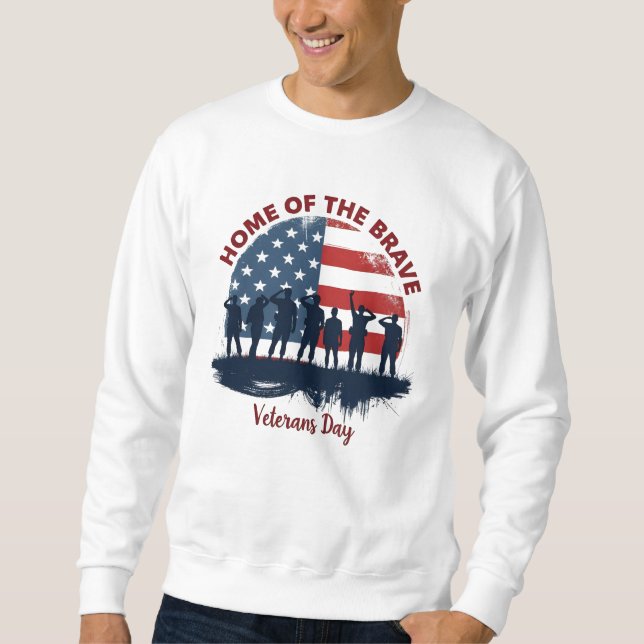 Sweatshirt Veterans Day Patriotic Tee (Devant)
