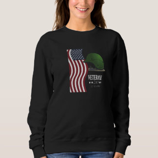 Sweatshirt VETERAN'S Day US American Helmet America Service H