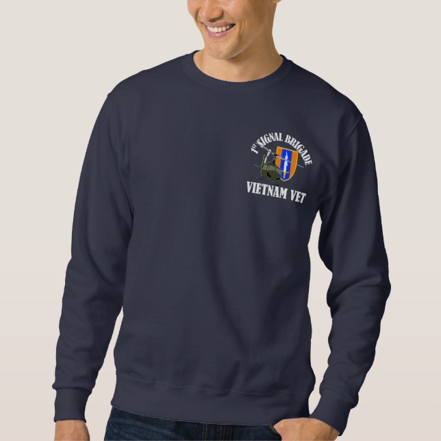 Sweatshirt Vétérinaire du Vietnam - ęr Bde de Sig (Devant)