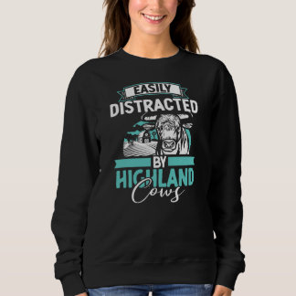 Sweatshirt Vétérinaire Highland Cow