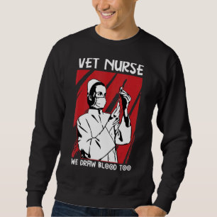 Sweatshirt Vétérinaire Infirmière Animaux de compagnie Infirm