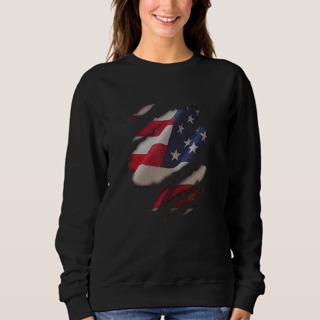 Sweatshirt Vétérinaire vintage Merci pour vétérans de combat  (Devant)
