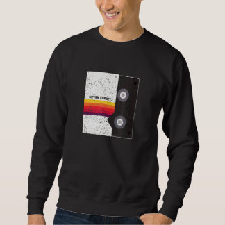 Sweatshirt Vhs Nostalgie Rétro Couverture De Bande Rétro Ne J