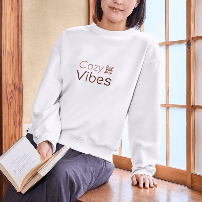 Sweatshirt Vibes Confortables, Design De Vacances Chaleureux (Créateur téléchargé)