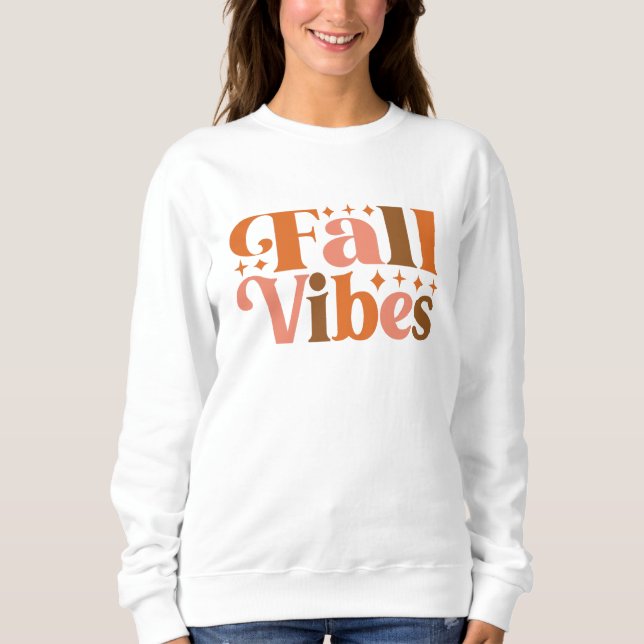 Sweatshirt Vibes d'automne (Devant)
