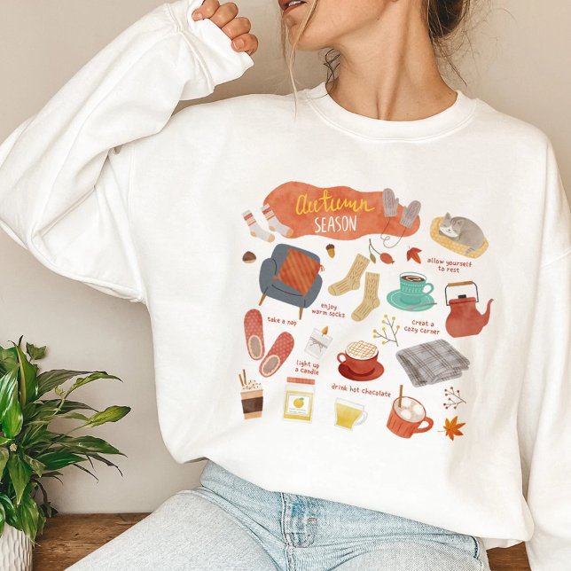 Sweatshirt Vibes d'automne (Créateur téléchargé)