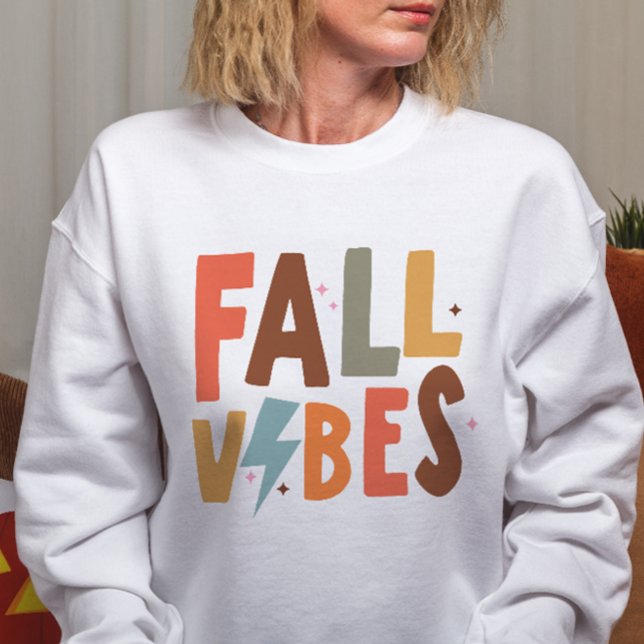 SWEATSHIRT VIBES D'AUTOMNE À THÈME D'AUTOMNE (Créateur téléchargé)