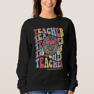 Sweatshirt Vibes de jardin d'enfants super Visage rétro Ensei