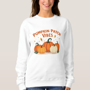 Sweatshirt Vibes de la Cabane à Citrouilles