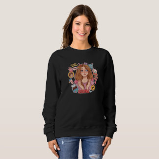 Sweatshirt Vibes de la Génération Z – Fille d'esthétique mign