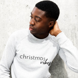 Sweatshirt Vibes de Noël   Moderne minimaliste tendance styli
