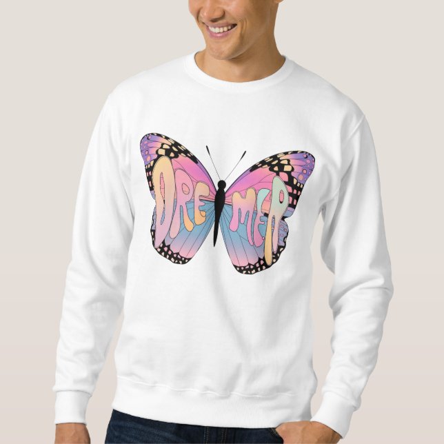 Sweatshirt Vibes de papillon Dreamer (Devant)