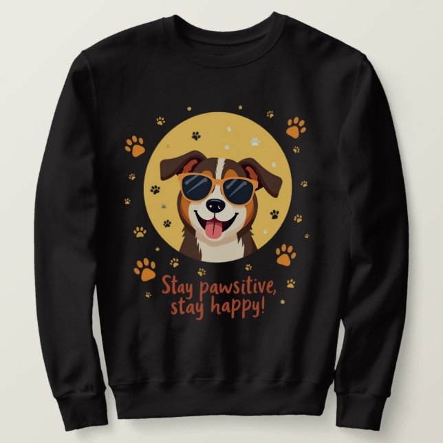 Sweatshirt Vibes de Pawsitive uniquement (Design devant)