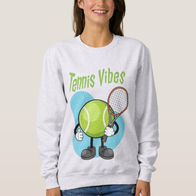 Sweatshirt Vibes de tennis (Devant)