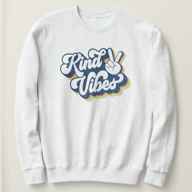 Sweatshirt Vibes de type Retro Inspiration (Design devant)