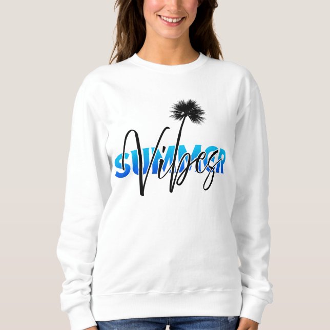 Sweatshirt vibes estivales (Devant)