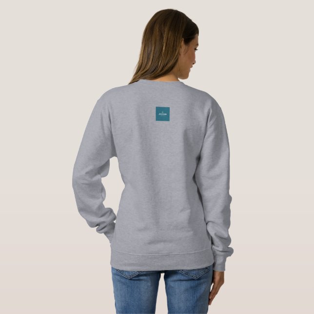 Sweatshirt Vibes positives et citations motivationnelles Conc (Dos entier)
