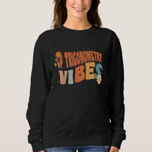Sweatshirt Vibes Rétro Cp Trigonométrie Enseignant Femmes Enf