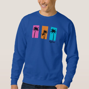 Sweatshirt Vibes Vintages de palmiers à l'été 1980