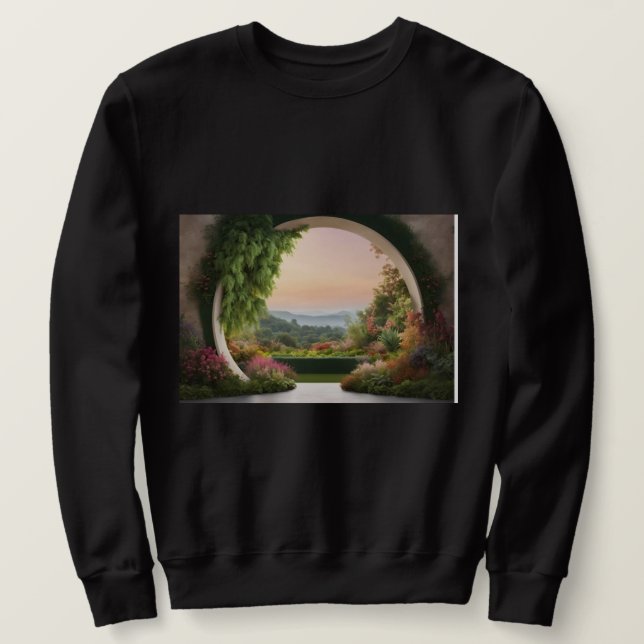 Sweatshirt Vibrations de la Nature (Design devant)