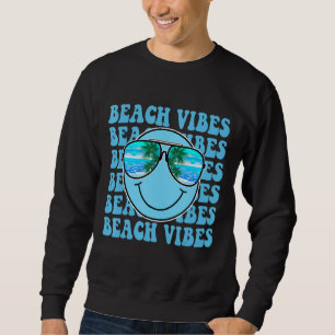Sweatshirt Vidéos de la plage de Smile Face correspondant à l