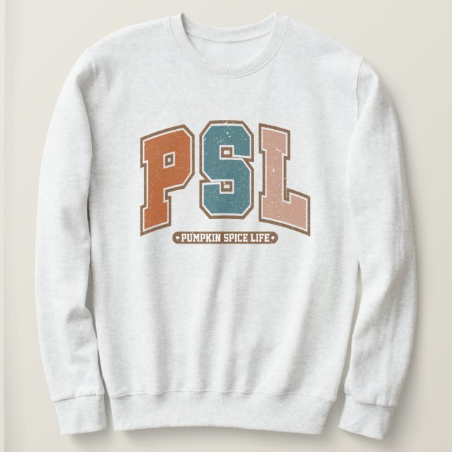 Sweatshirt Vie citrouille épice | PSL | Université collégiale (Design devant)