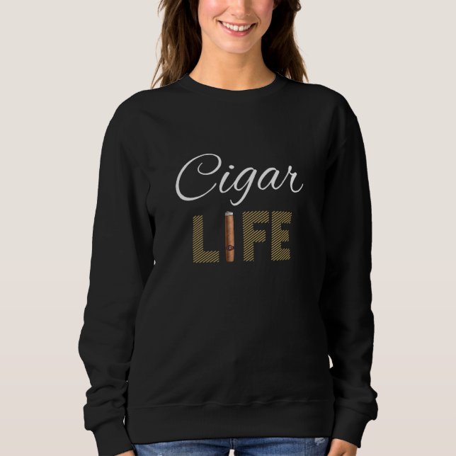 Sweatshirt Vie classique de cigar (Devant)