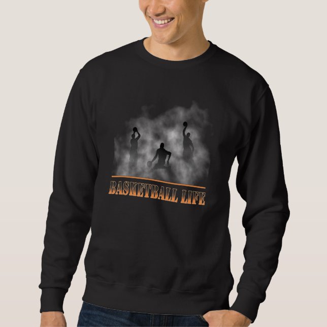 Sweatshirt Vie de basket-ball (Devant)