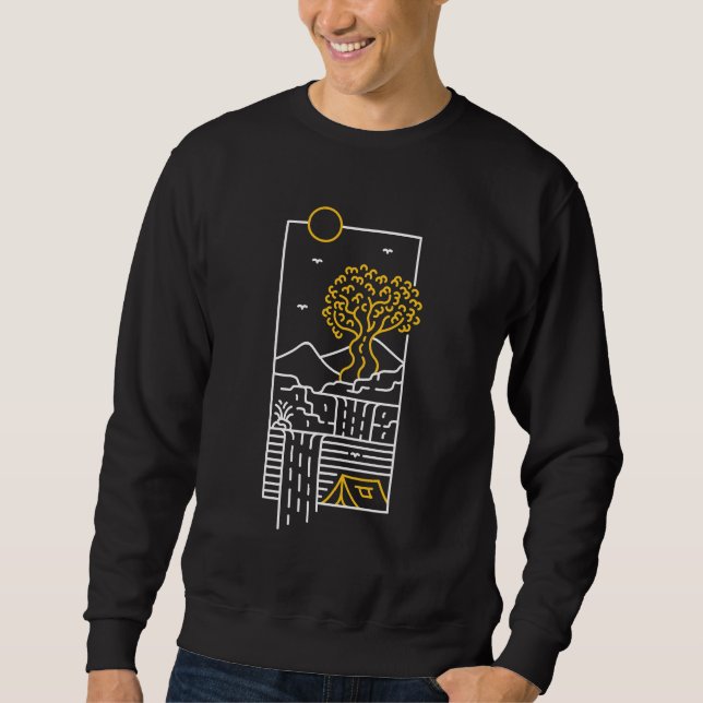 Sweatshirt Vie de camping 1 (Devant)